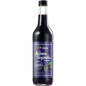 Marjex kylmäpuristettu aroniatäysmehu 0,5l kalorit ja ravintosisältö - 64 kcal