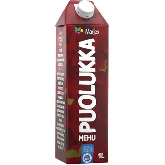 Marjex puolukkamehujuoma 1l kalorit ja ravintosisältö