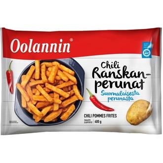 Oolannin chili ranskanperunat 400g kalorit ja ravintosisältö