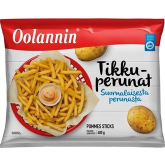 Oolannin tikkuperunat 400g kalorit ja ravintosisältö