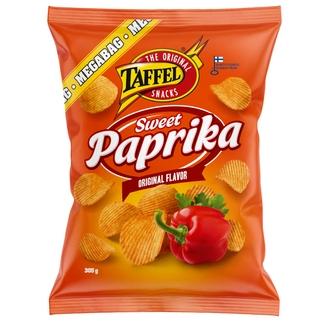 Taffel makea paprika maustettu perunalastu 305g kalorit ja ravintosisältö - 554 kcal