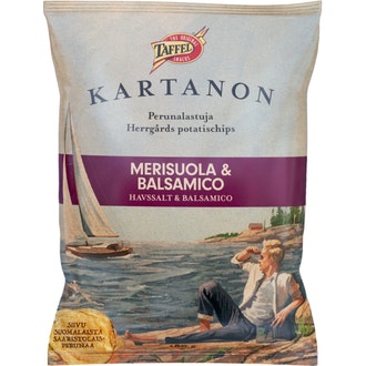 Taffel Kartanon lastu 180g merisuola&balsamico kalorit ja ravintosisältö