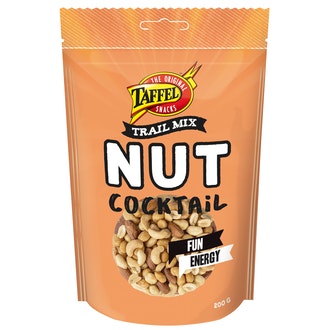 Taffel Nut Cocktail Pähkinäsekoitus 200G kalorit ja ravintosisältö - 589 kcal
