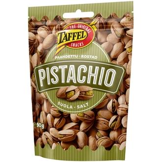 Taffel paahdettu pistaasi suola 90g kalorit ja ravintosisältö - 560 kcal