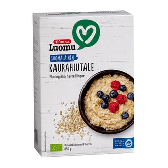 Pirkka Luomu suomalainen kaurahiutale 850g kalorit ja ravintosisältö - 370 kcal