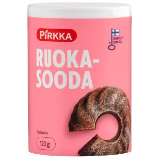 Pirkka ruokasooda 120g kalorit ja ravintosisältö - 0 kcal