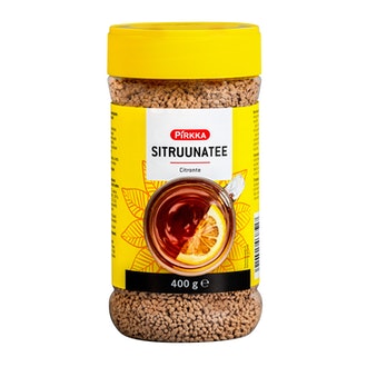 Pirkka Teejuomajauhe sitruuna 400g kalorit ja ravintosisältö - 390 kcal