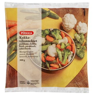 Pirkka kukkavihannekset 300g pakaste kalorit ja ravintosisältö - 30 kcal