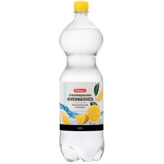 Pirkka sitruunanmakuinen kivennäisvesi 1,5l kalorit ja ravintosisältö - 0 kcal