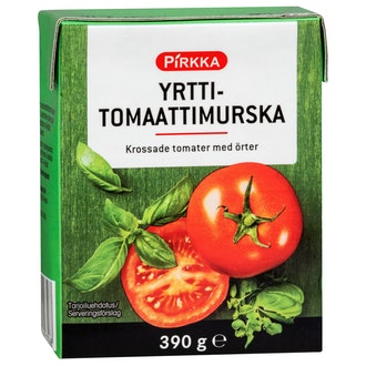 Pirkka yrttitomaattimurska 390g kalorit ja ravintosisältö - 35 kcal
