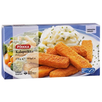 Pirkka kalapuikko MSC 10 kpl/250g pakaste kalorit ja ravintosisältö - 180 kcal