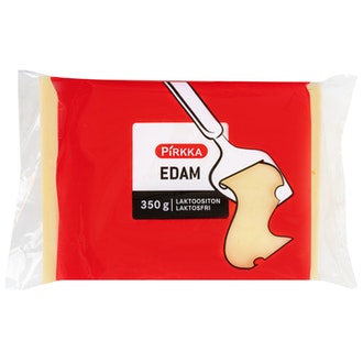 Pirkka edam 350g laktoositon kalorit ja ravintosisältö - 328 kcal