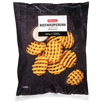 Pirkka ristikkoperuna 600g pakaste kalorit ja ravintosisältö - 177 kcal