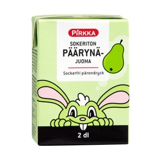 Pirkka sokeriton päärynäjuoma 2 dl kalorit ja ravintosisältö - 1 kcal