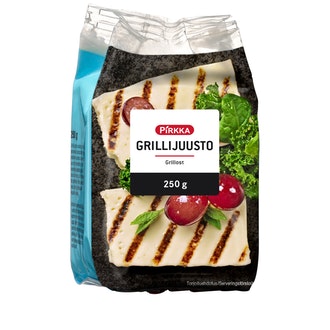 Pirkka grillijuusto 250g kalorit ja ravintosisältö - 245 kcal
