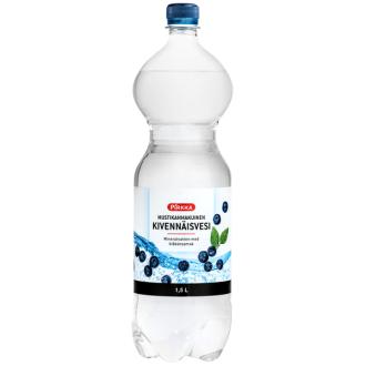 Pirkka mustikanmakuinen kivennäisvesi 1,5l kalorit ja ravintosisältö - 0 kcal