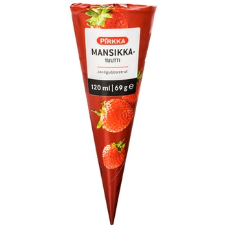 Pirkka mansikkatuutti 120ml/69g kalorit ja ravintosisältö - 250 kcal