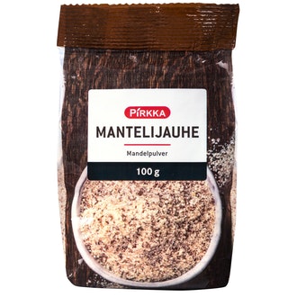 Pirkka mantelijauhe 100g kalorit ja ravintosisältö
