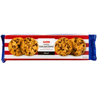 Pirkka Amerikan suklaacookie 150g kalorit ja ravintosisältö - 499 kcal