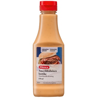 Pirkka amerikkalainen kastike 270ml kalorit ja ravintosisältö - 290 kcal