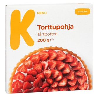 K-Menu torttupohja 200g kalorit ja ravintosisältö - 370 kcal