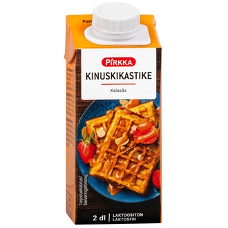 Pirkka kinuskikastike 2dl laktoositon kalorit ja ravintosisältö - 343 kcal