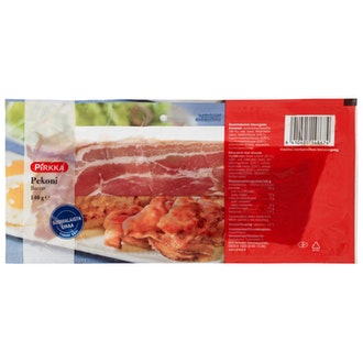 Pirkka pekoni 140g kalorit ja ravintosisältö - 318 kcal