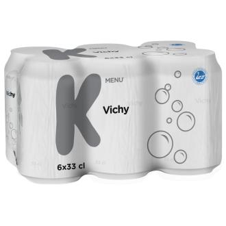 K-Menu Vichy 0,33l 6-pack kalorit ja ravintosisältö - 0 kcal