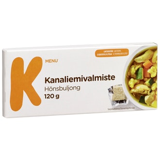 K-Menu kanaliemivalmiste 120g kalorit ja ravintosisältö - 4 kcal