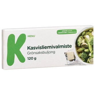K-Menu kasvisliemivalmiste 120g kalorit ja ravintosisältö - 4 kcal