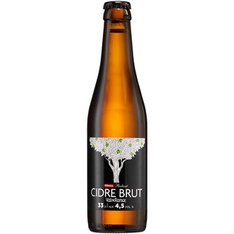 Pirkka Parhaat Cidre Brut kuiva omenasiideri 4,5% 0,33l kalorit ja ravintosisältö - 33 kcal