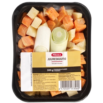 Pirkka juureskuutio 300g kalorit ja ravintosisältö - 30 kcal