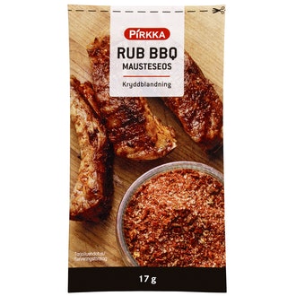 Pirkka rub BBQ mausteseos 17g kalorit ja ravintosisältö - 268 kcal