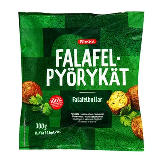 Pirkka falafelpyörykät n.15kpl/300g pakaste kalorit ja ravintosisältö - 175 kcal