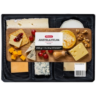 Pirkka juustolajitelma 250g kalorit ja ravintosisältö - 361 kcal