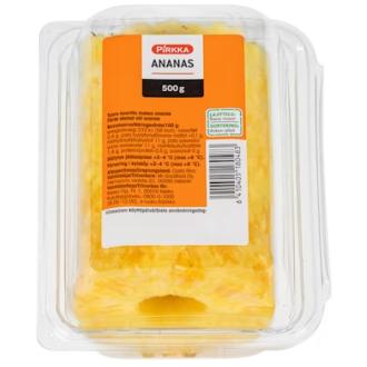 Pirkka kuorittu ananas 500g Costa Rica