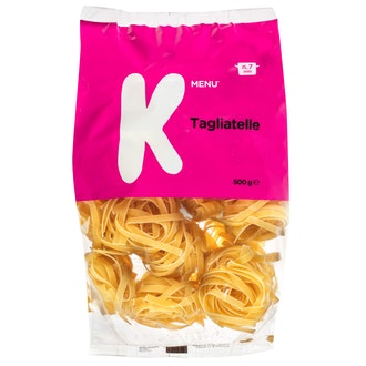 K-Menu tagliatelle 500g kalorit ja ravintosisältö