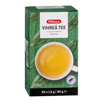 Pirkka vihreä tee 20 pussia/30g