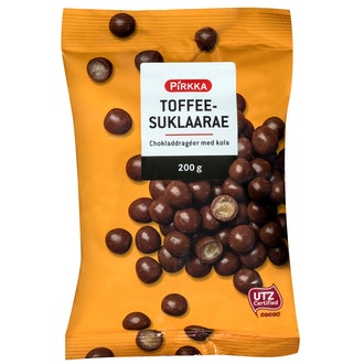 Pirkka toffeesuklaarae 200g UTZ kalorit ja ravintosisältö - 469 kcal