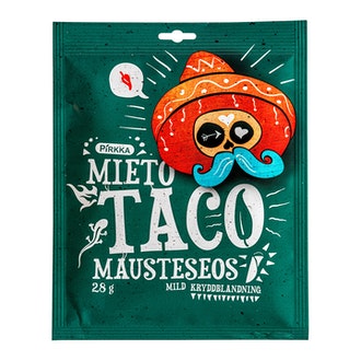 Pirkka mieto taco mausteseos 28g kalorit ja ravintosisältö - 294 kcal