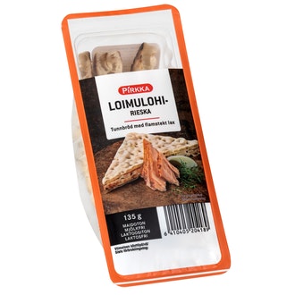 Pirkka loimulohirieska 135g maidoton kalorit ja ravintosisältö - 248 kcal