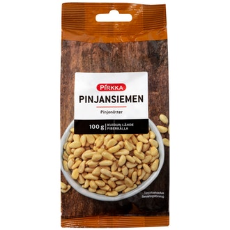 Pirkka pinjansiemen 100g kalorit ja ravintosisältö - 742 kcal