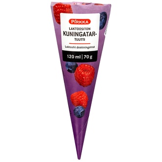 Pirkka laktoositon kuningatartuutti 120ml/70g kalorit ja ravintosisältö - 272 kcal
