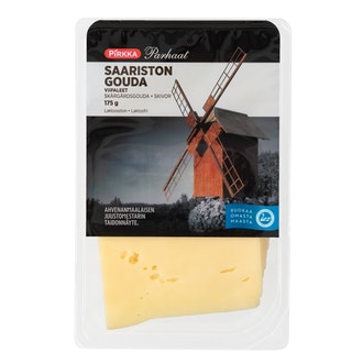 Pirkka Parhaat saariston goudaviipaleet 175g laktoositon kalorit ja ravintosisältö