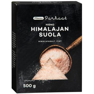 Pirkka Parhaat Himalajan suola 500g kalorit ja ravintosisältö - 0 kcal