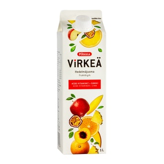 Pirkka Virkeä hedelmäjuoma ACDE-vitamiinit + sinkki 1l kalorit ja ravintosisältö - 36 kcal