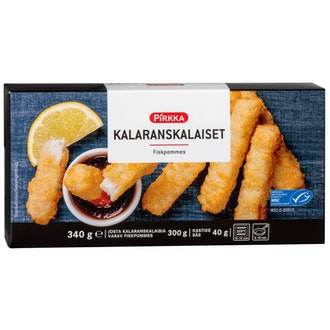 Pirkka kalaranskalaiset 340g pakaste kalorit ja ravintosisältö - 236 kcal
