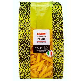 Pirkka gluteeniton penne 400g kalorit ja ravintosisältö - 358 kcal