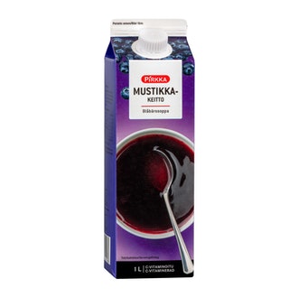 Pirkka mustikkakeitto 1l kalorit ja ravintosisältö - 48 kcal