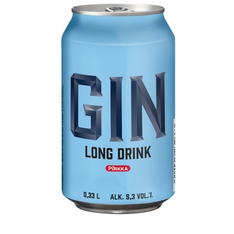 Pirkka GIN Long Drink 5,3% 0,33l kalorit ja ravintosisältö - 51 kcal